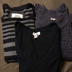 3 sweaters